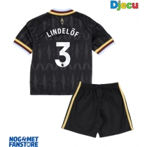Aston Villa Victor Lindelof #3 Gostujuci Dres za djecu 2026-27 Kratak Rukav (+ Kratke hlače)